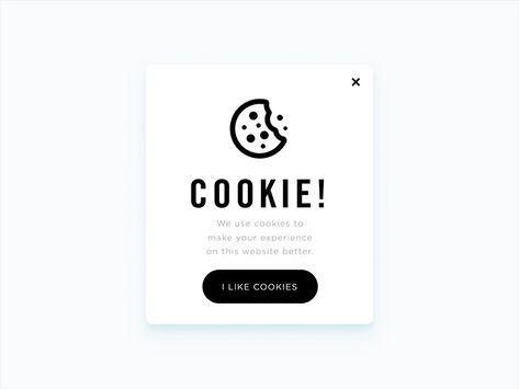 Pop-Up / Overlay by Arthur Arapov Cookies Website, Ui Ux Website, Website Layout, Email Design, Web App Design, App Ui, App Design, Landing Page, Global Community