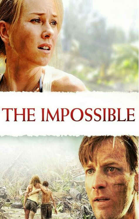 The story of a tourist family in Thailand caught in the destruction and chaotic aftermath of the 2004 Indian Ocean tsunami. Disaster Movie, The Incredible True Story, Movie Quiz, 2012 Movie, Adventure Movies, Ewan Mcgregor, Naomi Watts, Jack Kirby, The Impossible