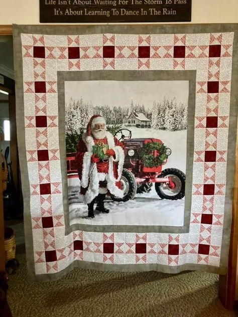 Small Panel Quilts Ideas Layout, Christmas Panel Quilts Ideas Layout, Quilt Patterns Using Panels, Quilts Made With Panels, Panel Quilts Ideas, Panel Quilts Ideas Layout, Nativity Quilt, Novelty Quilts, Christmas Panels