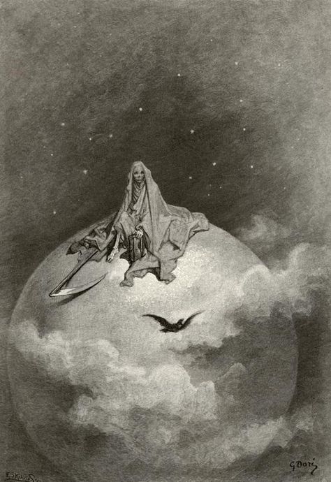 The Raven, Edgar Allan, A Drawing, A Black, A Woman, Jesus, Birds, Black And White, White