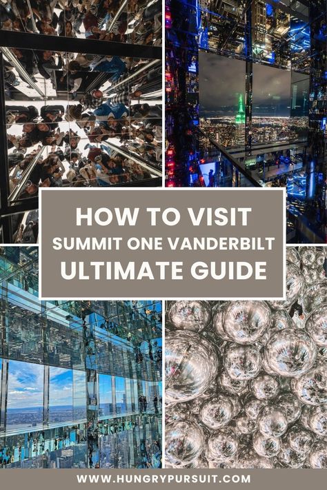 SUMMIT One Vanderbilt takes observation decks in NYC to a new level providing an immersive experience 93 floors up above Midtown Manhattan. In this step-by-step Summit One Vanderbilt NYC guide to visiting, we share details One Vanderbilt New York, Summit One Vanderbilt Photo Ideas, Summit One Vanderbilt, One Vanderbilt, Singapore Itinerary, Nyc Attractions, Things To Do In Singapore, Christmas In Nyc, Nyc Travel Guide