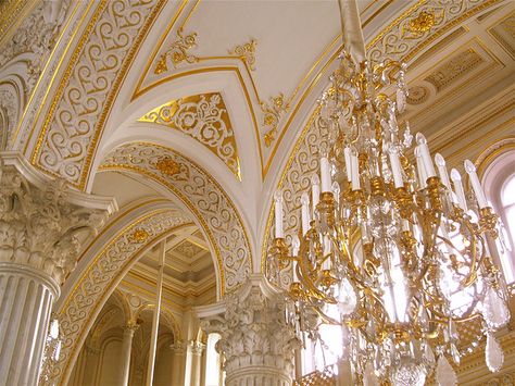 Ceiling in White and Gold by Musical Mint Prince Jungkook, Bild Gold, Jungkook Ff, Castle Aesthetic, My Prince, Royal Aesthetic, Royalty Aesthetic, Angel Aesthetic, Gold Aesthetic