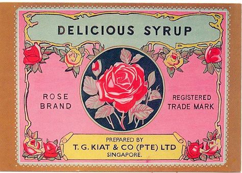 Vintage Product Design, Rose Branding, Rose Business Card, Rose Brand, 카드 디자인, Vintage Packaging, Vintage Graphic Design, Vintage Lettering, Beautiful Colours