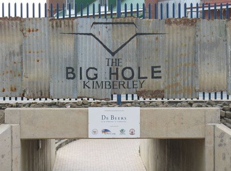 The entrance to The Big Hole in Kimberley in the Northern Cape province in South Africa. Mine Entrance, Diamond Mine, Northern Cape, Diamond Mines, My Town, South Africa, Entrance, Need To Know, Cape