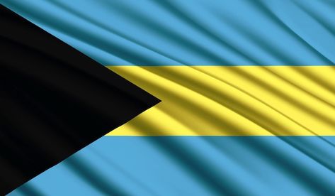 Photo national flag of bahamas realistic... | Premium Photo #Freepik #photo #country #design #celebration #graphic Country Flags Icons, Bahamas Flag, Flag Icon, Video New, National Flag, West Indies, Archipelago, Vector Photo, Bahamas