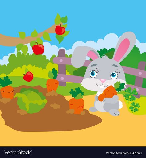 Rabbit Vector, 2d Character, Alphabet Activities, Halloween Decoration, Creative Makeup, In The Garden, Easy Drawings, Png Images, The Garden