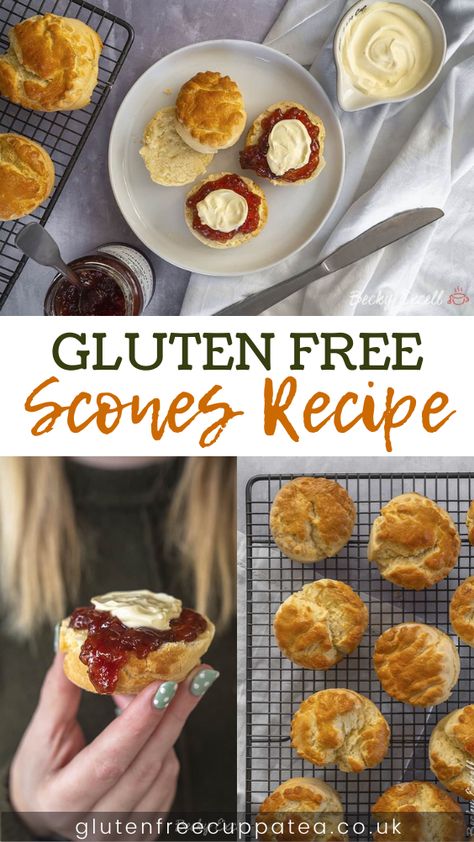 Gluten Free Scones Recipe, Dairy Free Scones, Easy Strawberry Jam, Gluten Free Scones, Scones Recipe, Baking Recipe, Better Late Than Never, Fodmap Recipes, Scone Recipe