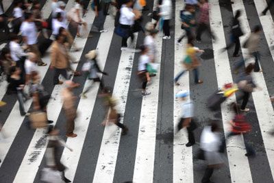 image Company Core Values, Pedestrian Crossing, Blur Photography, Busy Street, People Walking, High Angle, Motion Blur, Rest And Relaxation, Perfect Strangers