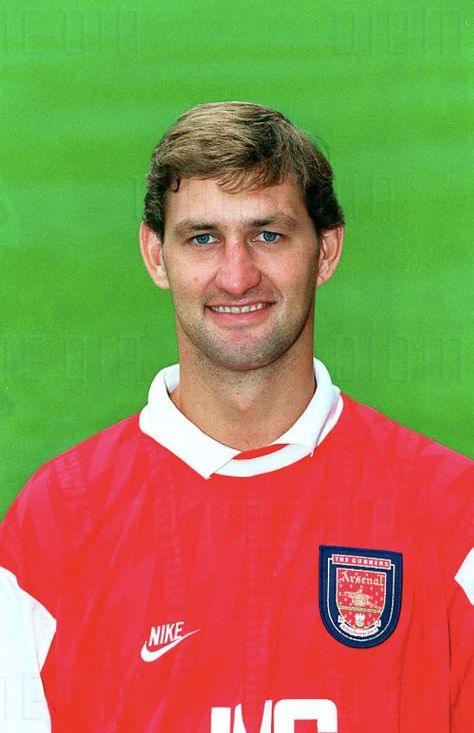 Tony Adams of Arsenal in 1994. Tony Adams, Arsenal Fc, Arsenal, Mens Polo, Polo Ralph Lauren, Men's Polo Shirt, Polo Shirt, Ralph Lauren, Football