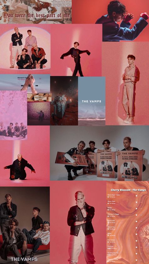 The Vamps Collage, The Vamps Aesthetic Wallpaper, The Vamps Aesthetic, Vamps Aesthetic, The Vamps Wallpaper, The Vamps Album, Bradley The Vamps, Vamps Band, Somebody To You