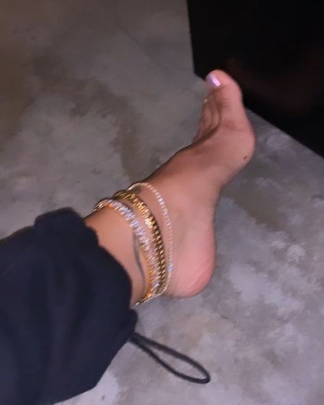 LACE BY TANAYA® on Instagram: “CZ Anklets in 5mm & 2mm + Slick Anklet in gold — shop now on lacebytanaya.com! Link in bio 🦶🏽✨” Leather Anklets, Ankle Chain, Nail Jewelry, Beaded Anklets, Dope Jewelry, Anklet Jewelry, Girly Jewelry, Ankle Bracelets, Jewelry Inspo