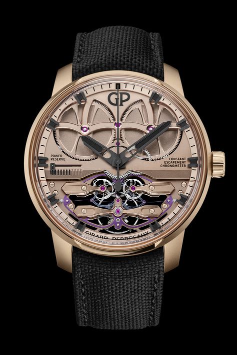 The historical Maison from La Chaux-de-Fonds has just unveiled the Girard-Perregaux Neo Constant Escapement Only Watch Edition, a one-off creation produced for a worthy cause. Featuring an evolution of the brand’s groundbreaking Constant Escapement, this neoteric expression of Haute Horlogerie proffers exceptional rate stability. Recently, Angus Davies visited the company’s headquarters and tried the watch on for size.#constantforce #constantforceescapement #onlywatch #girardperregaux Bamford Watch, Duchenne Muscular Dystrophy, Muscular Dystrophy, Girard Perregaux, Watches Rolex, Charity Auction, Watch Review, Expensive Watches, Luxury Timepieces