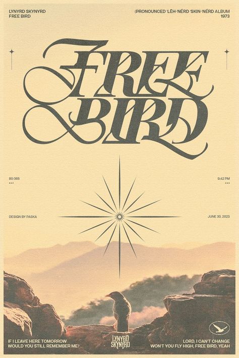 Free Bird by Lynyrd Skynyrd is an iconic rock song from the 1970s about freedom and#metalfontdesign #typography #graphicdesign #metallic #fontinspiration Free Bird Lynyrd Skynyrd, Heavy Metal Font, Black Metal Font, Bubble Letter Fonts, Font Bubble, Sign Fonts, Metal Font, Instagram Font, 타이포그래피 포스터 디자인