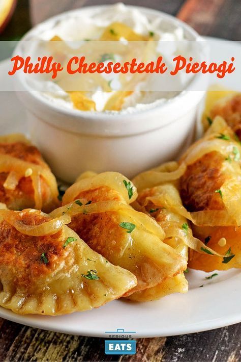 Pierogies Homemade, Homemade Poptarts, Pierogi Filling, Shaved Beef, Polish Pierogi, Perogies Recipe, Pierogi Recipe, Ukrainian Recipes, Philly Cheesesteak