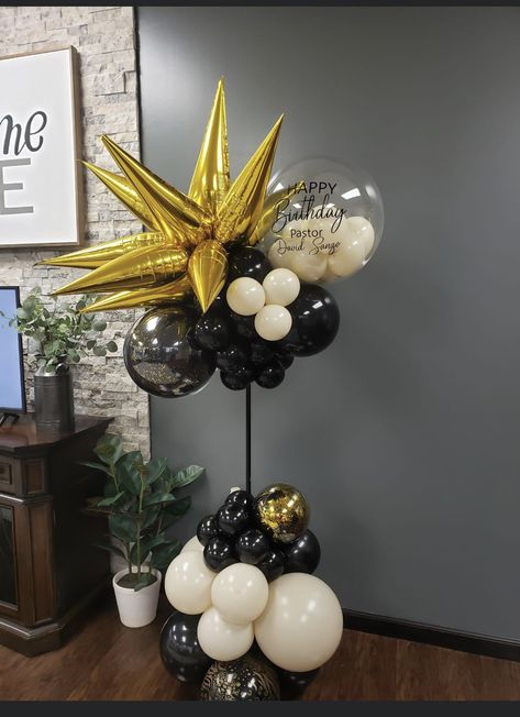 2024 Balloon Decor, Small Balloon Arch, Balloon Stand Ideas, Prom Balloons, Balloon Pillars, Balloons Galore, Balloon Bouquet Diy, Balloon Tower, Diy Graduation Gifts