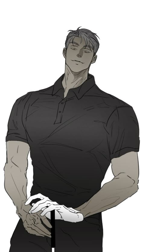 Big Guy Anime, Yakuza Anime, Clothes Drawing, Medieval Clothes, Website Development Services, Cool Anime Guys, Big Guy, Anime People, Muscular Men