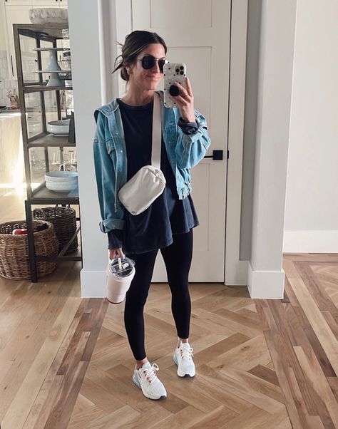 Lazy Leggings Outfit Winter, Lazy Day Outfits With Leggings, Lazy Leggings Outfit, Outfit Ideas With Leggings, Casual Shopping Outfit, Leggings Outfit Spring, Winter Outfits Casual, Winter Outfits Ideas, Leggings Outfit Winter