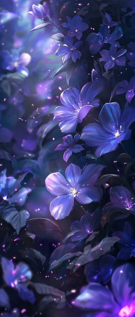 Purple Cherry Blossom, Beautiful Wallpapers Backgrounds, Wallpapers Backgrounds, Beautiful Wallpapers, Blue Purple, Cherry Blossom, Wallpaper Backgrounds, Blossom, Cherry