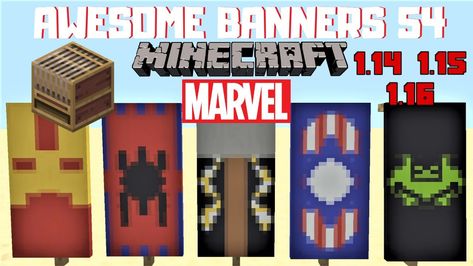 Minecraft Marvel, Minecraft Xbox 360, Minecraft Hacks, Minecraft Banner, Pokemon Halloween, Minecraft Banner Designs, Minecraft Banners, Minecraft Things, Banner Designs