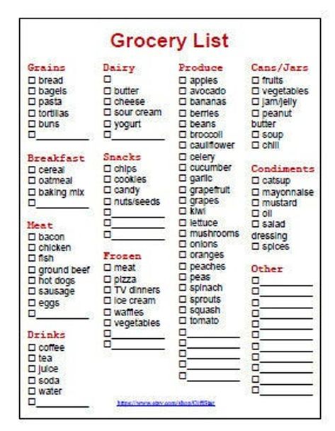 Basic Grocery List, Grocery Shopping List Printable, Master Grocery List, Shopping Checklist, Food Shopping List, Reflux Diet, Space Food, Printable Shopping List, Grocery List Printable