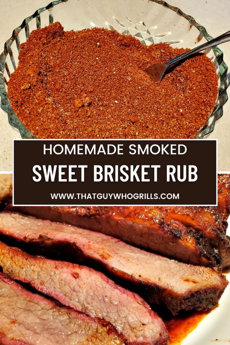 Smoked Brisket Recipes Electric Smoker, Smoked Brisket Rub, Brisket Rub Recipe, Smoked Beef Brisket Recipes, Brisket Seasoning, Brisket Recipes Smoked, Brisket Rub, Homemade Rubs, Beef Brisket Recipes