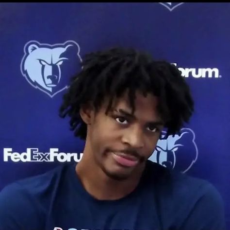 Ja Morant Mood, Ja Morant Media Day, Funny Ja Morant, Ja Morant Smiling, Ja Morant Profile Pic, Ja Morant Funny Pictures, Ja Morant Funny, Funny Nba Pictures, Ja Morant Pfp