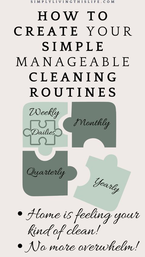 How to streamline cleaning for your busy mom life the simple way. Use this FREE printable EBOOK to work step by step through how to simplify cleaning tasks in your home. Make your tailored daily checklist of must do's, a weekly routine, simple laundry routine (never feel overwhelmed by laundry again), monthly, quarterly and yearly long term cleaning routines. Keep your house feeling your kind of clean all the time with minimal time on any given day! Perfect for spring cleaning and beyond. Yearly Cleaning List, Simple Laundry, Cleaning Routines, Seasonal Cleaning, Deep Cleaning House, Block Scheduling, Clean House Schedule, Weekly Routine, Laundry Routine