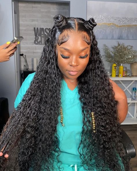 Miami Hairstylist on Instagram: “Wig Install 💕********************************************************* #miamihairstylist #miamihair #frontalsewin #frontalinstall…” Frontals Sew In, Wig Install, Fulani Braids, Deep Wave Hairstyles, Body Wave Wig, Yellow Hair, Orange Hair, Straight Wig, Deep Wave