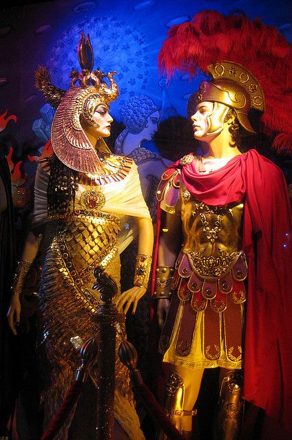 NYC - Bloomingdale's 2009 Holiday Window - Dynamic Duos - Mark Antony and Cleopatra | Flickr - Photo Sharing! Cleopatra And Antony, Mark Antony And Cleopatra, Cleopatra And Marc Anthony, Cleopatra Quotes, Antony And Cleopatra, Mark Antony, Queen Cleopatra, Holiday Window Display, Mark Anthony