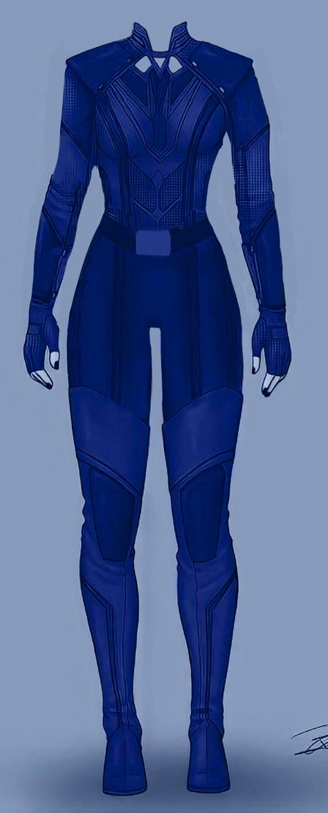 Blue Female Superhero Suit, Navy Blue Superhero Suit Female, Marvel Suits Design Female Blue, Ice Superhero Suit, Superhero Suit Design Female Blue, Water Superhero Outfit, Blue Superhero Suit Female, Avengers Suit Ideas, Cool Superhero Suit Designs