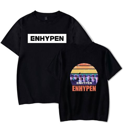 Enhypen Tshirt, Kpop Merch, Summer Tshirts, Sweatshirt Hoodie, Fashion Tees, Jersey Fabric, K Pop, Unisex Sweatshirt, Cotton Tee