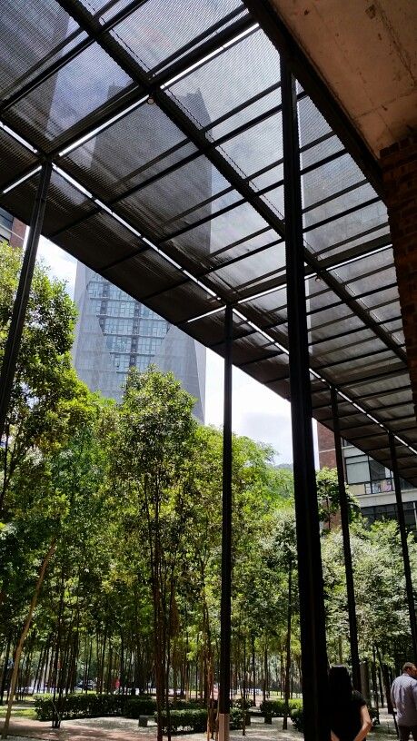 Corridor roof industrial Office Canopy, Industry Architecture, Sales Gallery, Rest Area, Canopy Design, Melaka, Roof Top, Residential Architecture, Walkway