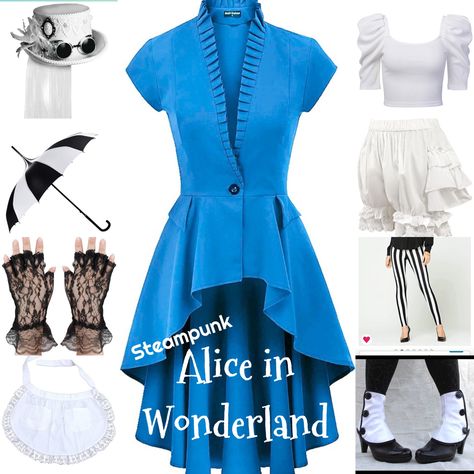 Alice In Wonderland Cosplay Costumes, Modern Day Alice In Wonderland Outfit, Gothic Alice In Wonderland Costume, Plus Size Alice In Wonderland Costume, Alice In Wonderland Steampunk Costume, Mens Alice In Wonderland Costume, Alice In Wonderland Cosplay Ideas, Alice In Wonderland Cosplay Diy, Alice In Wonderland Dresses