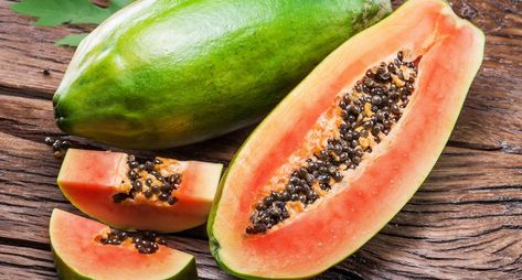 Papaye : tout savoir sur la papaye et ses atouts santé Papaya Health Benefits, Get Rid Of Cough, Lower Cholesterol Diet, Papaya Seeds, Dark Spots On Face, Papaya Fruits, Menstrual Pain, Cholesterol Diet, Help Digestion