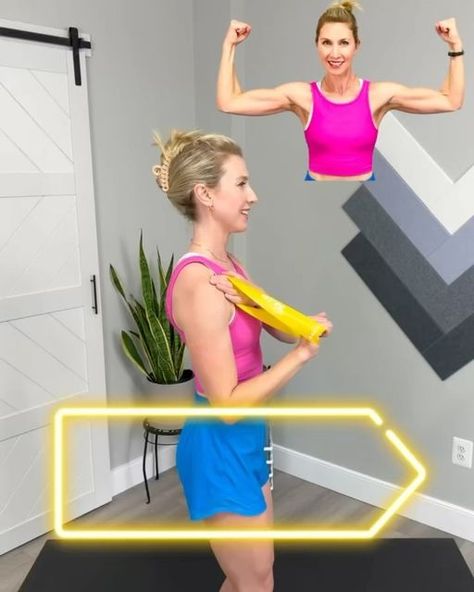 Hope Fitness Gear on Instagram: "🦋Heidi🦋 @heidinealfitness • My MOST Requested Workout: BANDED ARMS 💪 SHOULDERS TRICEPS BICEPS & BACK with a BAND ✅ Pick 4 exercises & move with me 16 reps, 3 Rounds 🙌 Start my weekly workout plan Free Type “Start” 👇 for more info 🩷 To Teach 🩷 To Share Heidi" Weekly Workout Plans, Fitness Gear, Workout Moves, Weekly Workout, Workout Gear, How To Plan, Band, Instagram