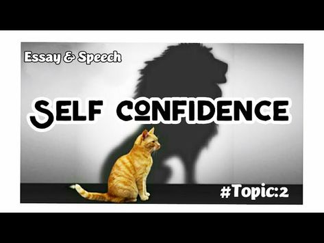 In this video we will go through short speech on the topic self Confidence. This will be really useful to many school going students. Short Speech For Students, Mini Habits, English Speech, English Learning Spoken, Be Active, English Learning, Self Confidence, Learn English, Confidence