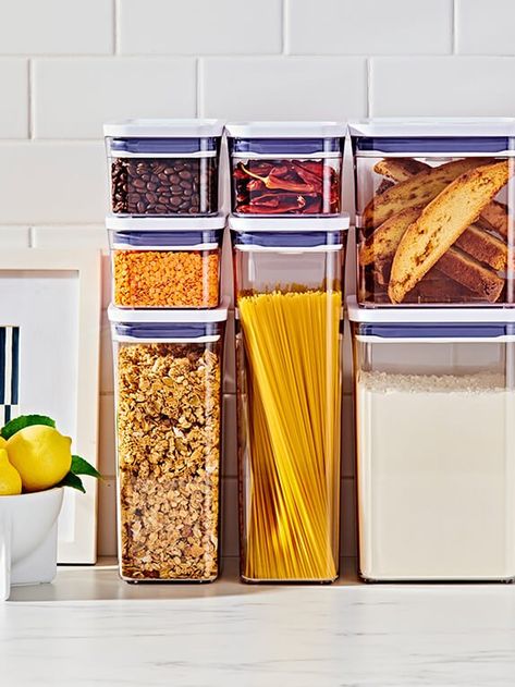 Spring Cleaning Bedroom, Oxo Containers, Oxo Pop Containers, Dry Food Storage, Getting Rid Of Clutter, Clearing Clutter, Container Size, Pantry Storage, Cleaning Organizing