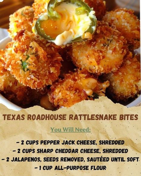 Texas Roadhouse Snakebites, Texas Roadhouse Rattlesnake Bites, Rattlesnake Bites, Snakebites, Texas Roadhouse, Pepper Jack Cheese, Sharp Cheddar, Pepper Jack, Sharp Cheddar Cheese