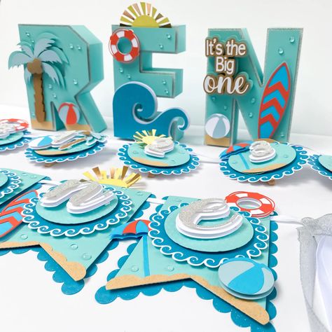 Surf 3D Letters Beach Party Decor Tropical Party Decor Surf - Etsy Beach Party Decor, Surf Birthday Party, Surf Birthday, Tropical Party Decorations, Beach Birthday Party, Beach Party Decorations, Surf Decor, Summer Beach Party, Beach Birthday