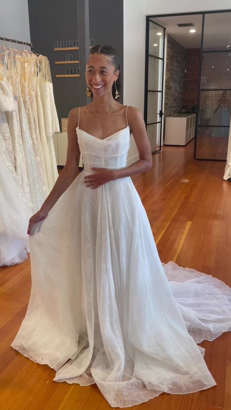 never letting go of ‘aveline’ by @jennyyoonyc 💫 #jennyyoobridal #whimsicalweddingdress #alineweddingdress #brideboutique #bridetok2023 Soft A Line Wedding Dress, Jenny By Jenny Yoo Wedding Dress, Jenny Yoo A Line Wedding Dress, Louise By Jenny Yoo, Jenny Yoo Ivette, Jenny Yoo Aveline, Jenny Yoo Beale, Jenny Yoo Bridal, Pretty White Dresses