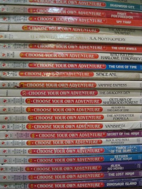 the only "chapter books" i ever read. Choose Your Own Adventure Books, Adventure Books, Wil Wheaton, Books On Amazon, Choose Your Own Adventure, Childhood Books, 90s Childhood, Archie Comics, Childhood Toys