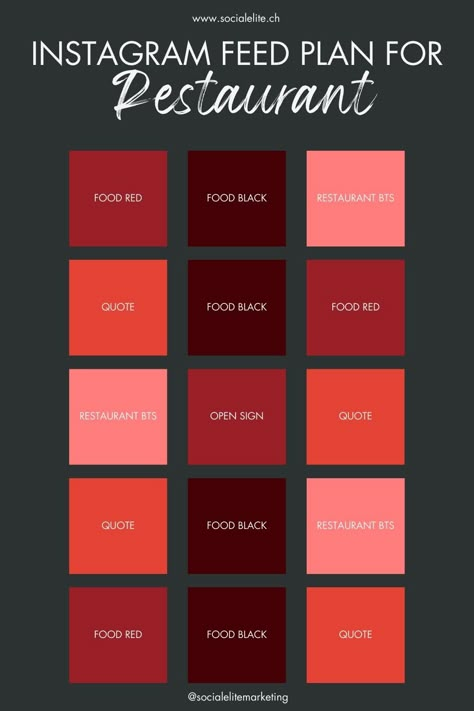 Instagram Feed Plan, Restaurant Feed Plan, Feed Plan Idea, Instagram Feed Inspiration, Template, Social Media Manager, Social Media Tips, Content Planning, Instagram Growth, Social Media Strategist, Content Creation, Social Media Marketing, Instagram Strategy, Engagement Boost, Digital Marketing, Online Branding, Visual Content, Social Media Design, Audience Engagement, Content Ideas, Marketing Strategy Ig Feed Ideas Layout Business Food, Food Content Ideas For Instagram, Restaurant Content Ideas For Instagram, Food Content Instagram, Restaurant Content Ideas, Instagram Feed Plan, Restaurant Instagram Feed, Restaurant Social Media Ideas, Content Strategy Template