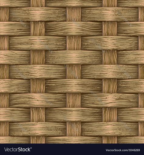 Vintage wooden basket Vector Image by cepera Weave Drawing, Texture Drawing, Wooden Basket, Flower Art Painting, Weaving Patterns, Basket Weave, Pattern Drawing, Pattern Download, Gourds