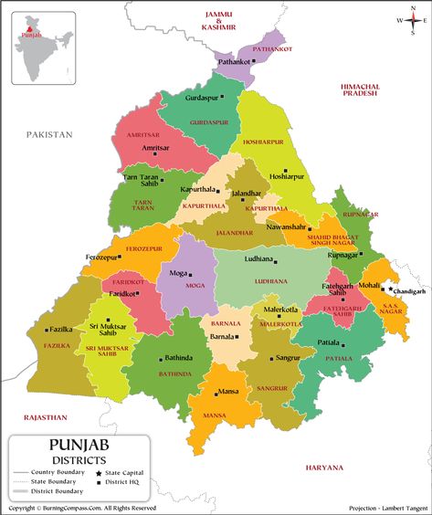 Punjab District Map Punjab River Map, Punjab Map Logo, Map Of Punjab, Indian River Map, Punjab Map, Badshah Rapper, Ram Images, Shree Ram Images, Map Quotes