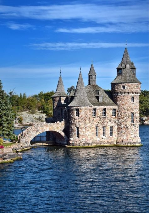 Landscaping Pebbles, Forest Yard, Heart Island, Boldt Castle, Alexandria Bay, Hotel Business, Old Castle, Chateau Medieval, European Castles