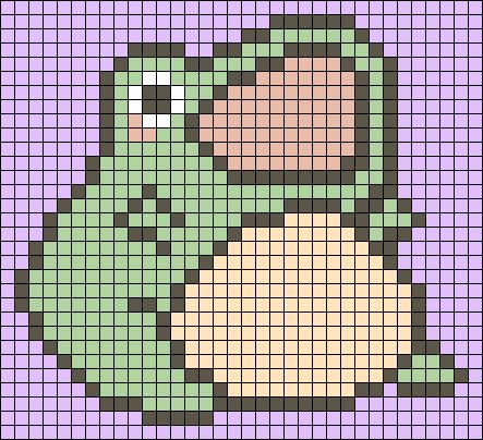 Alpha pattern #103955 | BraceletBook Tapestry Patterns Free, Alpha Bead Pattern, Cute Pixel Art Grid Easy, Fairy Alpha Pattern, Frog Pixel Art Grid, Crochet Grid Designs, Pixel Beads Pattern, Pixel Alpha Pattern, Tapestry Crochet Easy