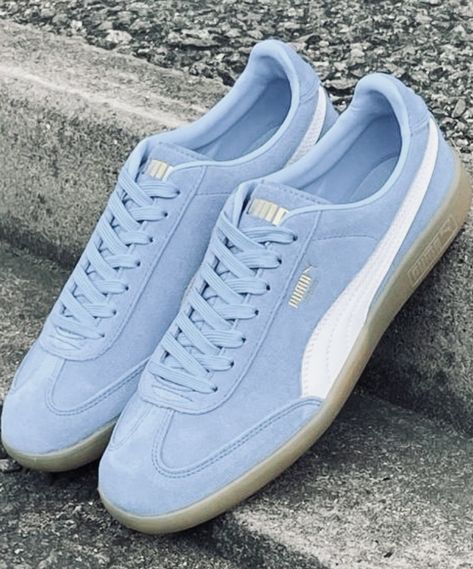 Ralph Sampson, Puma Trainers, Suede Trainers, Puma Platform Sneakers, Blue Suede, Puma Sneaker, Different Styles, Madrid, Blue White