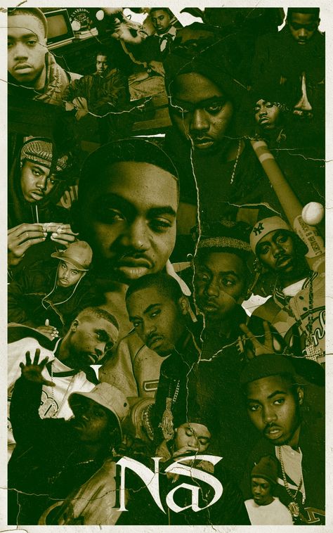 Nas Illmatic Wallpaper, Nas Wallpaper 90s, Illmatic Wallpaper, Nas Wallpaper, 90s R&b Aesthetic, Nas Poster, Nas Illmatic, Nasir Jones, R&b Aesthetic