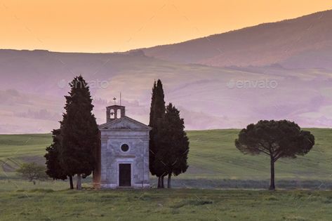 Italian Chapel, Italy April, Siena Tuscany, Cafe Menu, Tuscany Italy, Morning Light, The Hills, Siena, Tuscany