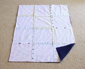 Make an easy baby quilt out of receiving blankets! Receiving Blanket Quilt, Receiving Blankets Diy, Homemade Baby Blankets, Easy Baby Quilt, How To Sew Baby Blanket, Baby Quilts Easy, Baby Quilts To Make, Diy Baby Blanket, Baby Receiving Blankets